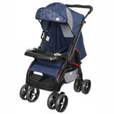Carrinho de Bebê e Berço Upper Azul Tutti Baby