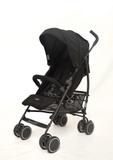 Carrinho de Bebê Guarda Chuva Genua Black Preto - ABC Design