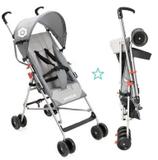 Carrinho de Bebê Guarda-Chuva Way Cinza Weego Multikids