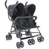 Carrinho de Bebe Kiddo Youme Preto Gemeos