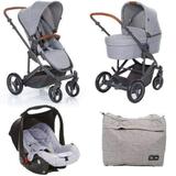 Carrinho de Bebê Kit Como4 Woven Grey ABC Design - Abc desing