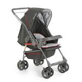 Carrinho de Bebê Milano Reversível II Preto Regulável- Galzerano