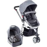 Carrinho de Bebe Mobi TS Grey Denim Silver CAX90258 Safety 1st
