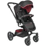 Carrinho de Bebê Moisés Kiddo Spin 360º - Preto/Vermelho