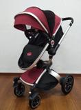Carrinho De Bebê Moisés- Modelo Giro - Vermelho - Dardara