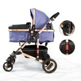 Carrinho de bebê moises reversivel luxo mc5014az - Mega compras