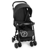 Carrinho De Bebê Nizi Preto / Cinza - Galzerano
