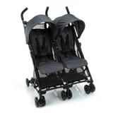 Carrinho de Bebê para Gêmeos Safety 1st Nano - Grey Black