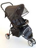 Carrinho de Bebê Passeio 3 Rodas Speed Color Baby Preto