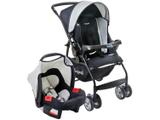 Carrinho de Bebê Passeio Burigotto Travel System - Rio K Reclinável 4 Posições com Bebê Conforto