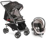 Carrinho de Bebe Reversivel com Bebe Conforto Maranello II Preto - Galzerano