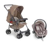 Carrinho de Bebe Reversivel com Bebe Conforto Milano II Panda - Galzerano