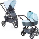 Carrinho de Bebê Salsa 3 Rodas com Moisés Ice (Azul) - ABC Design