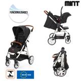 Carrinho de Bebê Travel System ABC Design Mint + Bebê Conforto Piano