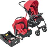 Carrinho de Bebê Travel System Burigotto Ecco Red + Base