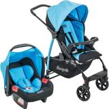 Carrinho de Bebê Travel System Burigotto Ecco + Touring Evolution Se Iris