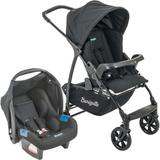 Carrinho de Bebê Travel System Burigotto Ecco + Touring Evolution Se Preto