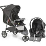 Carrinho de Bebê Travel System Galzerano Cross Trail Preto + Base