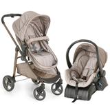 Carrinho de Bebê Travel System Galzerano Olympus Cappuccino + Base