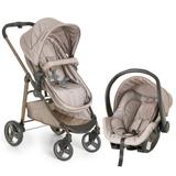 Carrinho de Bebê Travel System Galzerano Olympus Cappuccino + Cocoon