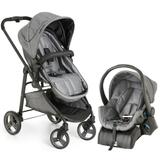Carrinho de Bebê Travel System Galzerano Olympus Grafite + Base