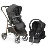 Carrinho de Bebê Travel System Galzerano Olympus Preto + Base