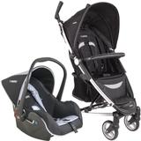 Carrinho de Bebê Travel System Helios Preto + Casulo Click - Kiddo
