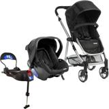 Carrinho de Bebê Travel System Infanti Epic Lite Trio Onyx + Base Isofix