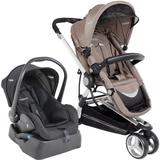 Carrinho de Bebê Travel System Kiddo Compass II Cappuccino + Base