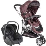 Carrinho de Bebê Travel System Kiddo Compass II Marrom + Casulo Click