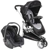 Carrinho de Bebê Travel System Kiddo Compass II Preto + Casulo Click