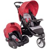 Carrinho de Bebê Travel System Kiddo Fox + Cosycot Vermelho