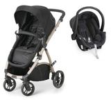 Carrinho de Bebê Travel System Maly Black Sand + Bebê Conforto - Dzieco