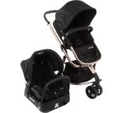 Carrinho de Bebê Travel System Mobi Trio Ed Especial Preto/Rosé - Safety 1st