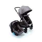 Carrinho De Bebê Travel System Poppy Duo Cinza Mescla Cosco