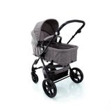 Carrinho de bebê Travel System Poppy DUO Cinza Mescla - Cosco