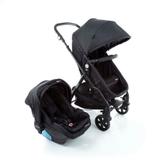 Carrinho De Bebê Travel System Poppy Duo Preto Mescla Cosco