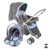 Carrinho De Bebê Travel System Reverse Azul Cosco