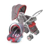 Carrinho de bebê Travel System Reverse Cosco Vermelho (Carrinho+Bebê Conforto) Dorel
