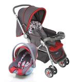 Carrinho De Bebê Travel System Reverse Cosco Vermelho