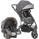Carrinho de Bebê Travel System Trek Kiddo Melange Grafite + Cosycot Click