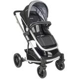 Carrinho de Bebe Winner Preto e Cinza - Kiddo