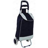 Carrinho de Compras em Aço com Bolsa em Poliéster Leva Tudo Bag to Go - MOR 002497