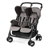 Carrinho De Gêmeos Aria Shopper Twin Beige - Peg-perego - Peg perego