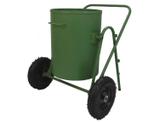 Carrinho de lixo gari, carro lutocar ou carro de varrer Cod GML 17 100L P/C PRIMEIRA LINHA - Gdt
