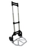 Carrinho de Mao Dobravel de Aluminio com Capacidade ate 80 kg Carga Transporte Feira Preto (BSL-CAREA-4) - Braslu