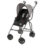 Carrinho de Passeio Capri Preto e Cinza - Galzerano