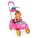 Carrinho de Passeio Kids Car Rosa - Homeplay