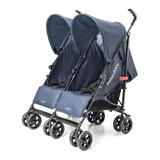 Carrinho de Passeio para Gêmeos - City Twins - Azul - Fisher-Price - Multikids