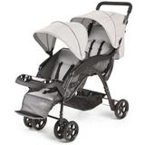 Carrinho De Passeio Para Gêmeos Duo Cinza Multikids Baby - BB531